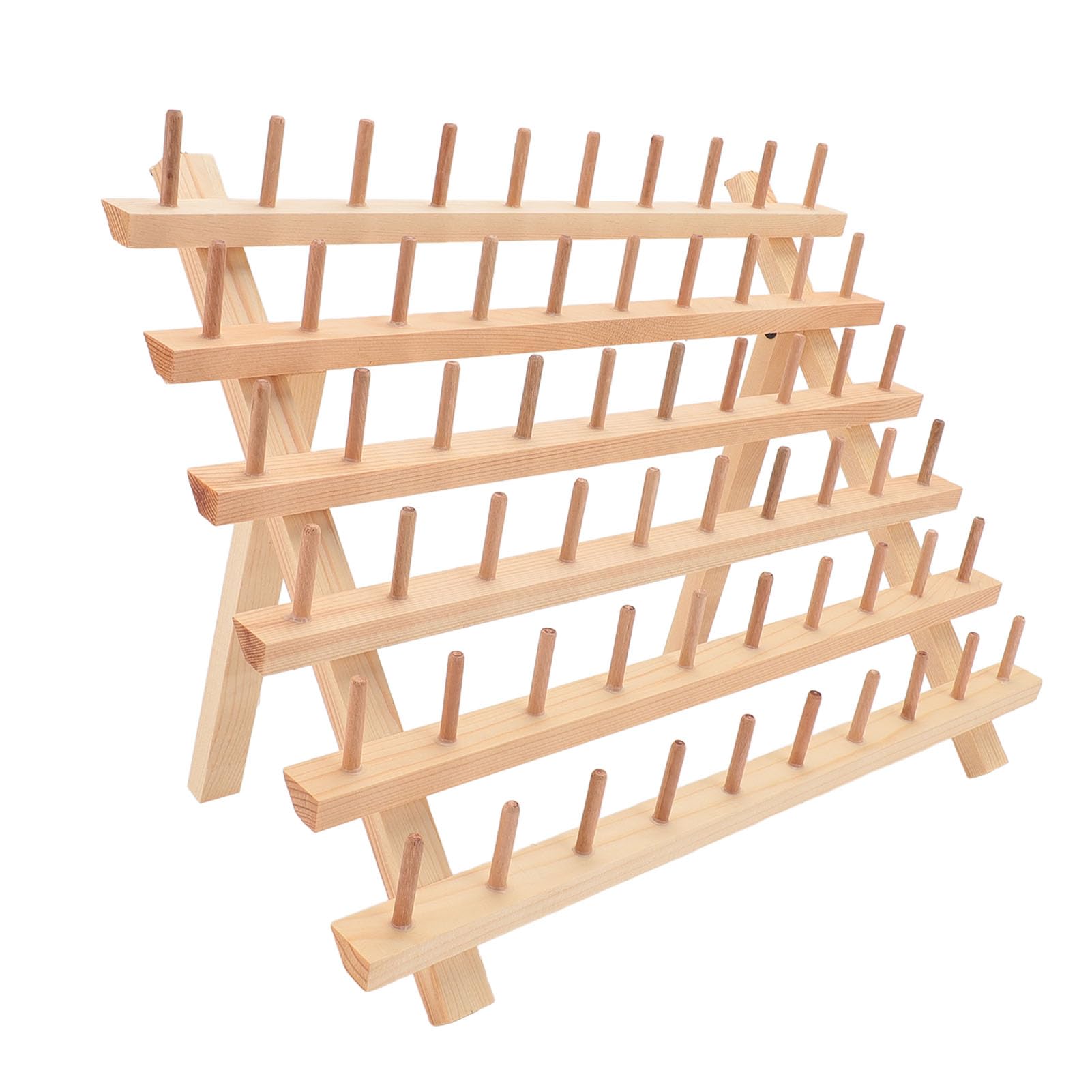 Duurzaam Garenrek Houder Stand Organizer Naaispoel Borduuropslagspoelen Houten quiltmuur Vlechtbeugel voor borduurwerk, quilten