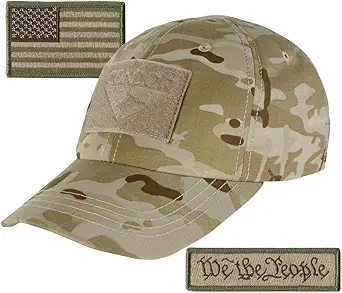 We The People & USA Tactical Patch with Condor Operator Cap Bundle