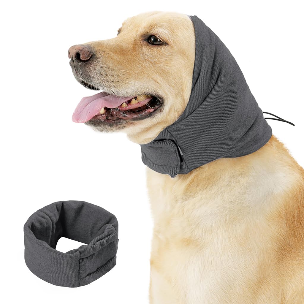 Qpets® Dog Ear Muffs for Noise, Ear Muffs for Dogs Hoodie Head Cover, Warm Cotton Dog Hat Ear Protector Muff for Calming Dogs/Aid Sleep/ Protection Against Cold (Head Circle: 35-48cm) (B0D9SCSGTX) Amazon Price History, Amazon Price Tracker