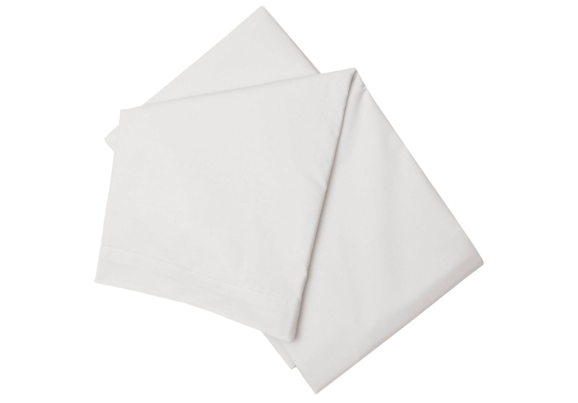 Belledorm Cloud Grey Flat Sheet, 200 Thread Count Percale (Double, )