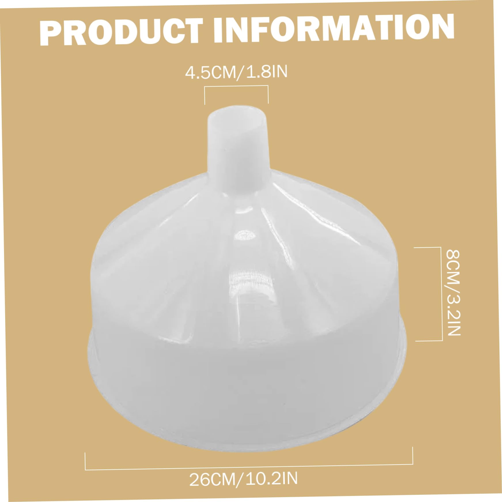 Embudo de plástico de 1, 5 l, embudo de grado alimenticio para cocina, embudos de llenado de botellas antiderrames para aceite, jugo, cerveza y bebidas...