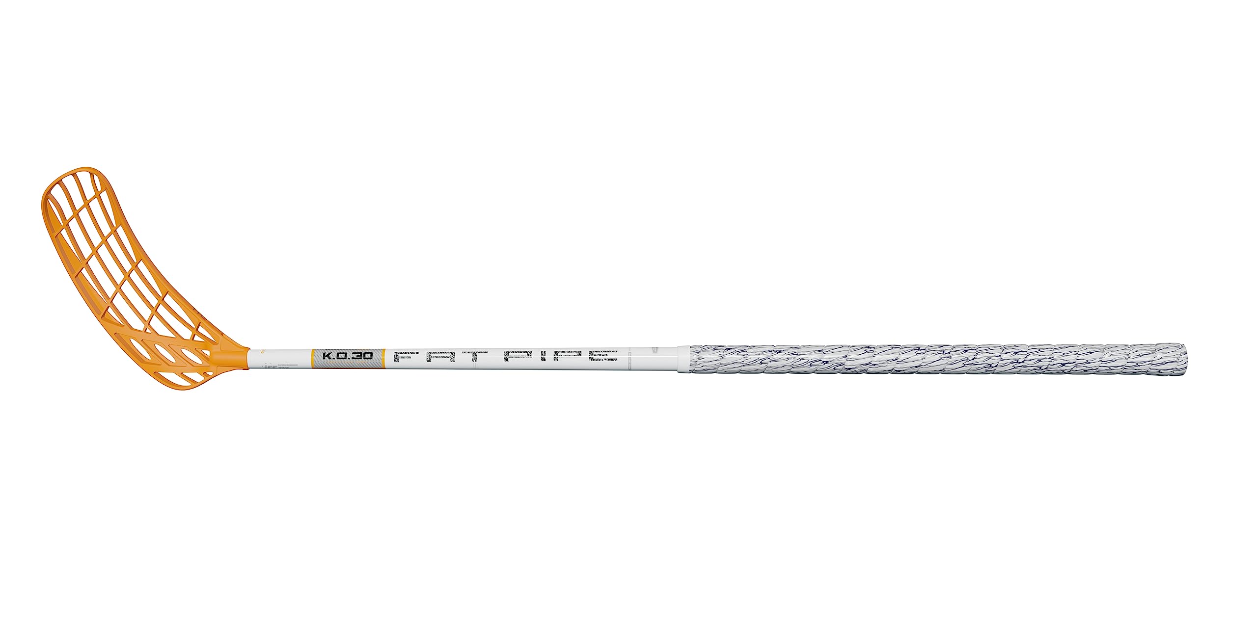Fat Pipe Floorball Schläger - K.O.30 PWR FH2, Sondermodell Spy Shot, Carbon Schaft - IFF zertifizierte Markenqualität aus Finnland, Schaftlänge 92 cm