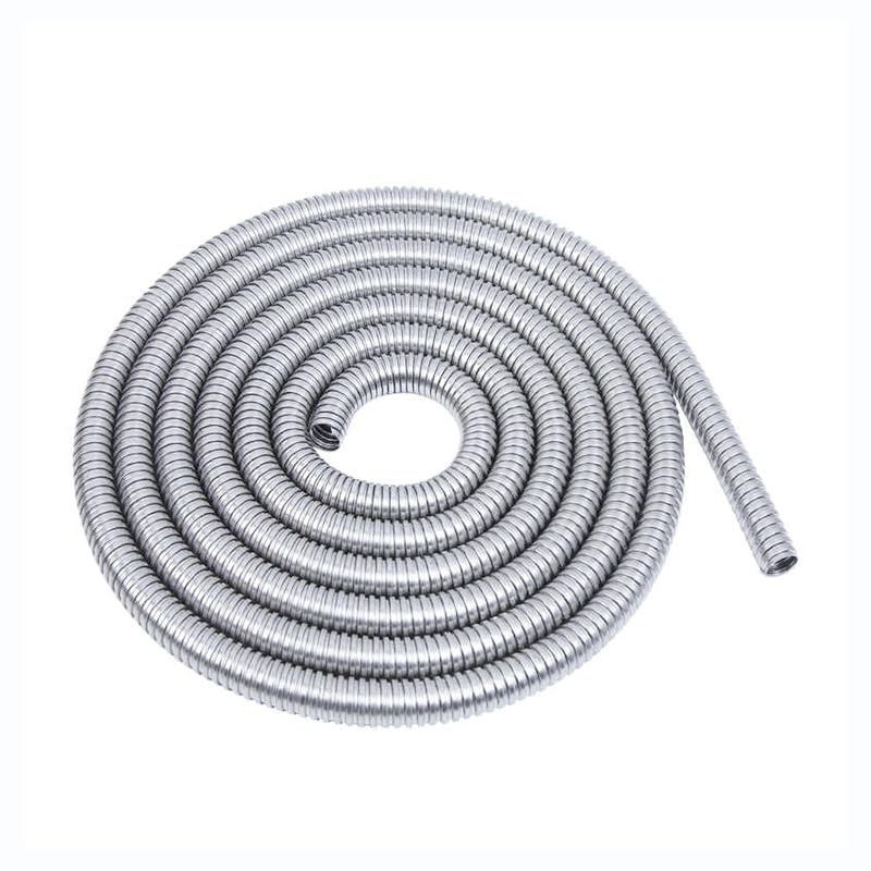 Tubo corrugato in Acciaio Inossidabile 304 da 1 m, con Guaina Protettiva for Cavi, for Parti Fai da Te for Tubi di Protezione(25mm)