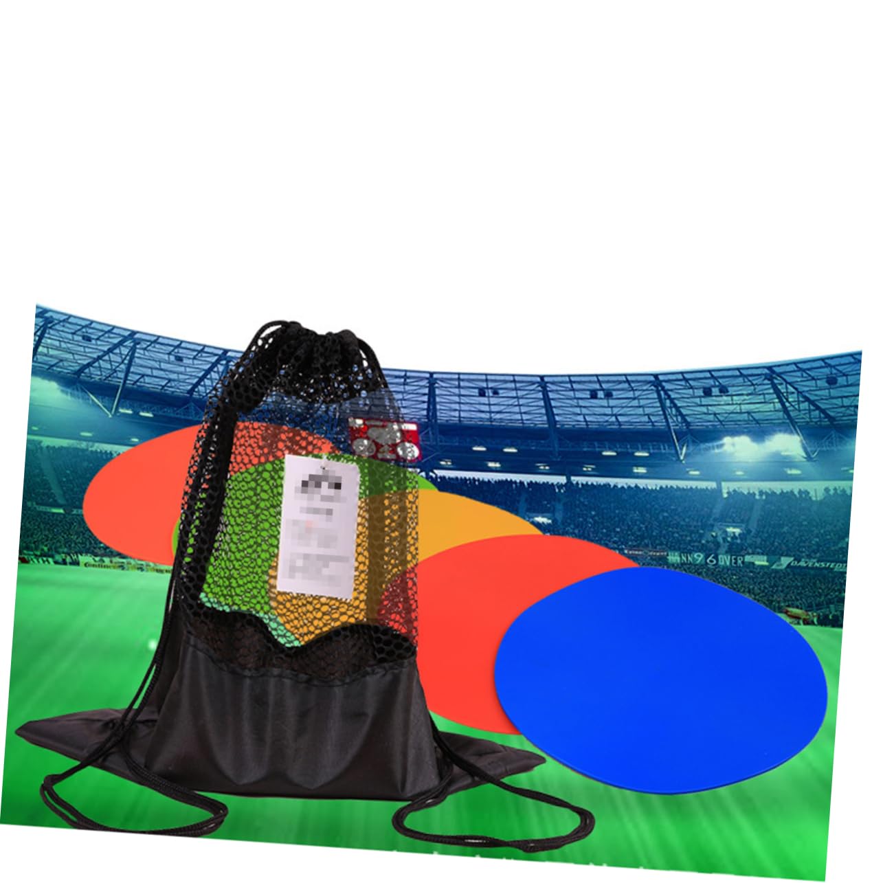 WOONEKY Markierungsscheiben Für Fußballtraining – 6er-Pack – Markierungsscheiben Für Fußballtraining – TPE-Material – 23 cm – Für Fitnessstudio/Outdoor