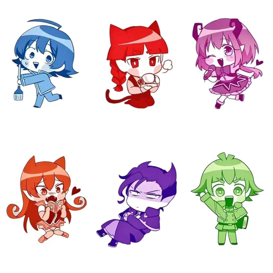 Amazon.co.jp: 魔入りました！入間くん ステッカー 鈴木 入間