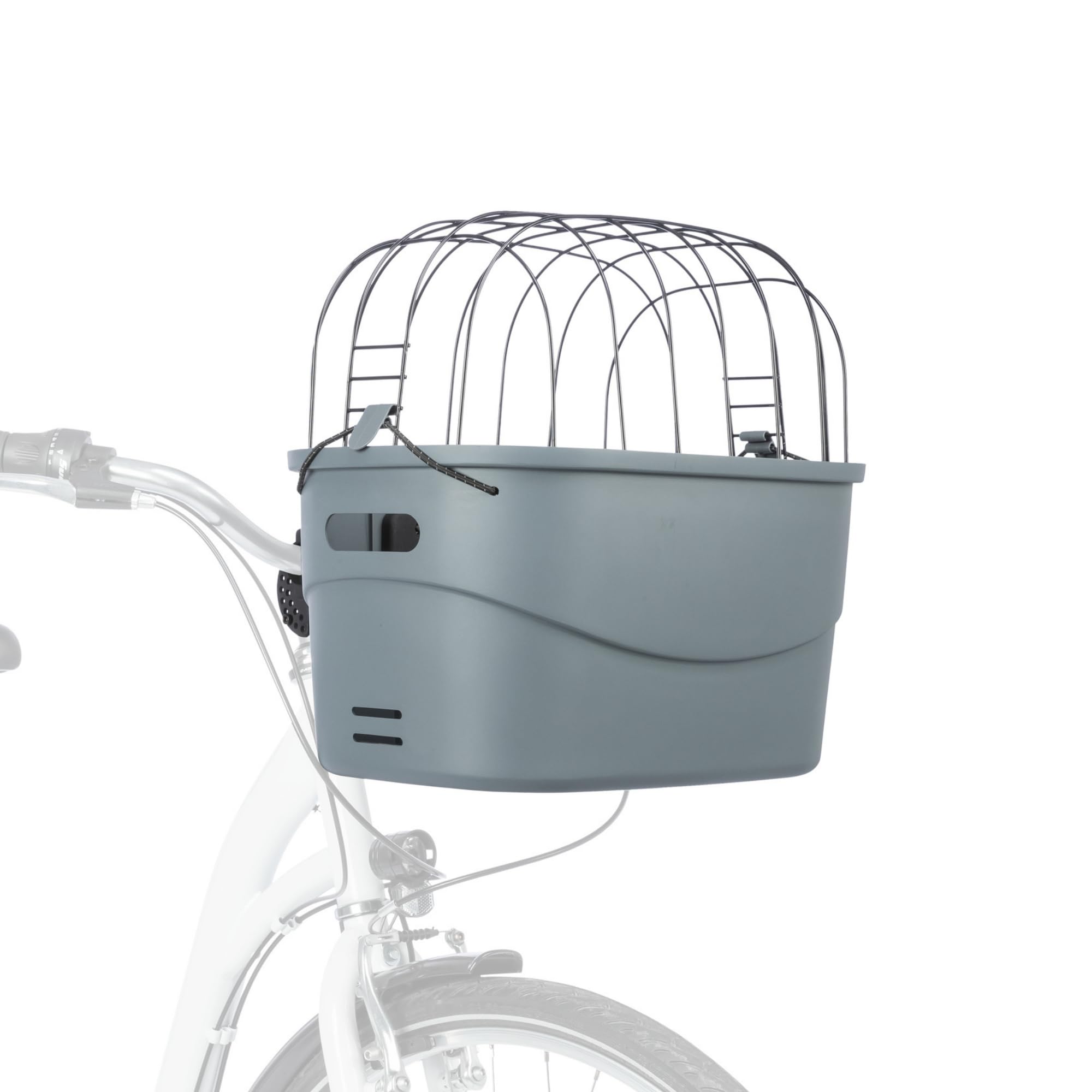 TRIXIE Hundekorb fürs Fahrrad vorne bis 5 kg, 42 × 39 × 30 cm