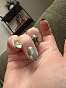 Gelab cosmetics, LLC Beetles Cat Eye Chrome Nail Powder Set, 2 in 1 Holographic Metallic Mirror Effect Chameleon Galaxy Powder with No Wipe UV Gel Top Coat Magnet for Velvet Metallic Nail Art 1g