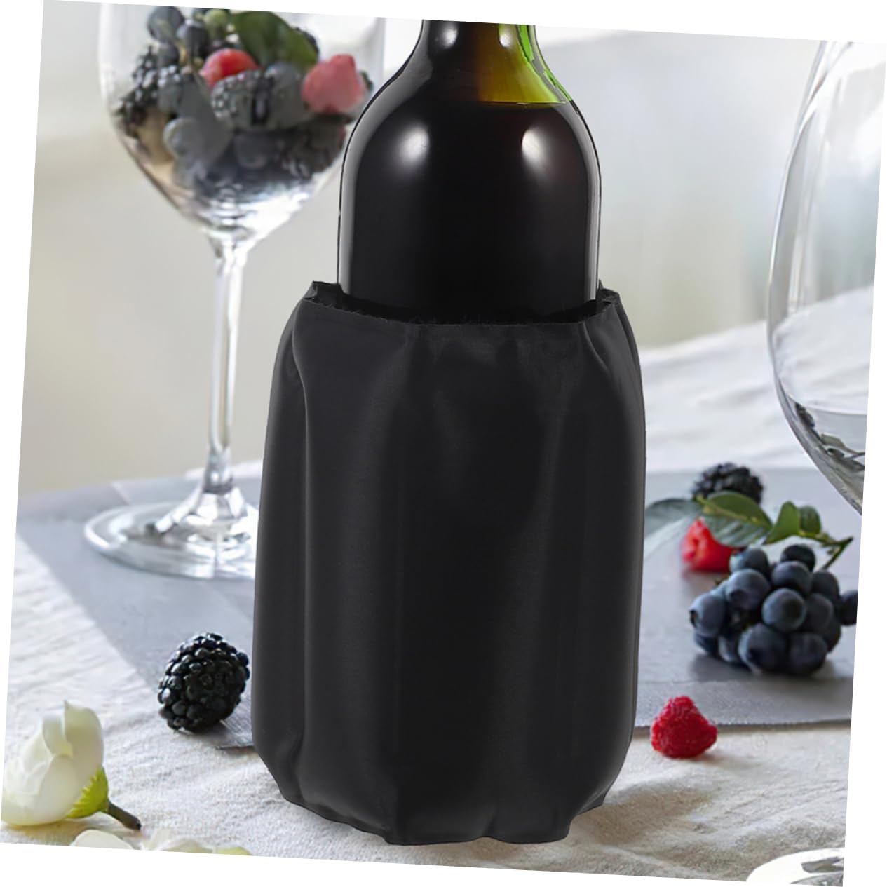 Cabilock Wine Bottle Chiller Sleeve Reusable Gel Ice Packs Wine Cooler for Lunch Boxes