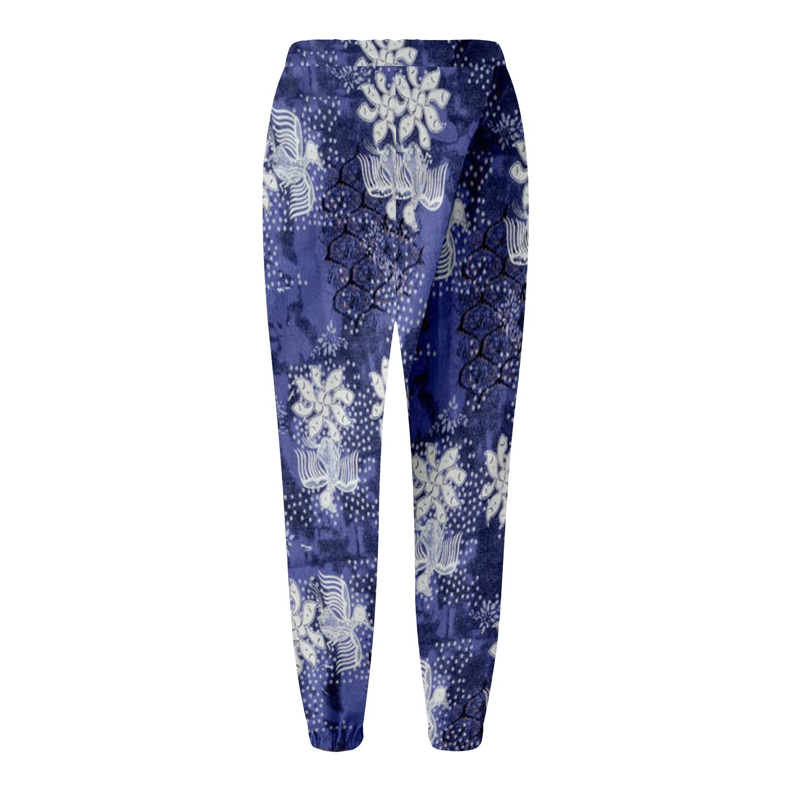 Pantaloni Lunghi Mare Donna - Pantaloni Harem Donna Estivi Vita Alta Gamba Larga Casual Pantalone Vintage Stampa Boho con Coulisse Leggeri Comodi con Tasche Spiaggia Pantalone