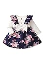 Buy & Try by Dharmikaay Girl's Lycra Floral Printed Frock Dress for Girls Short Frock Baby Princess Western Dresses| Sty