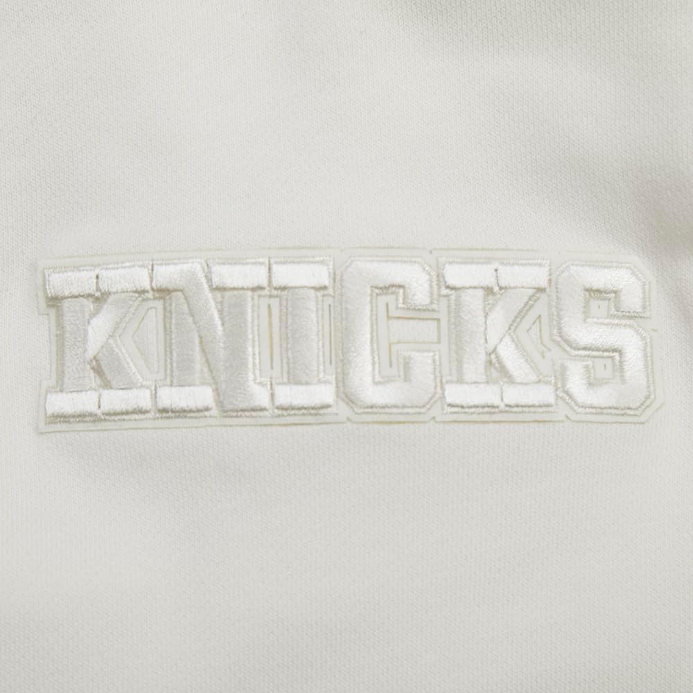 Pro Standard NBA womens Womens Nba New York Knicks Neutrals Player Brushed Back French Terry Crewneck Sweatshirt - Image 5