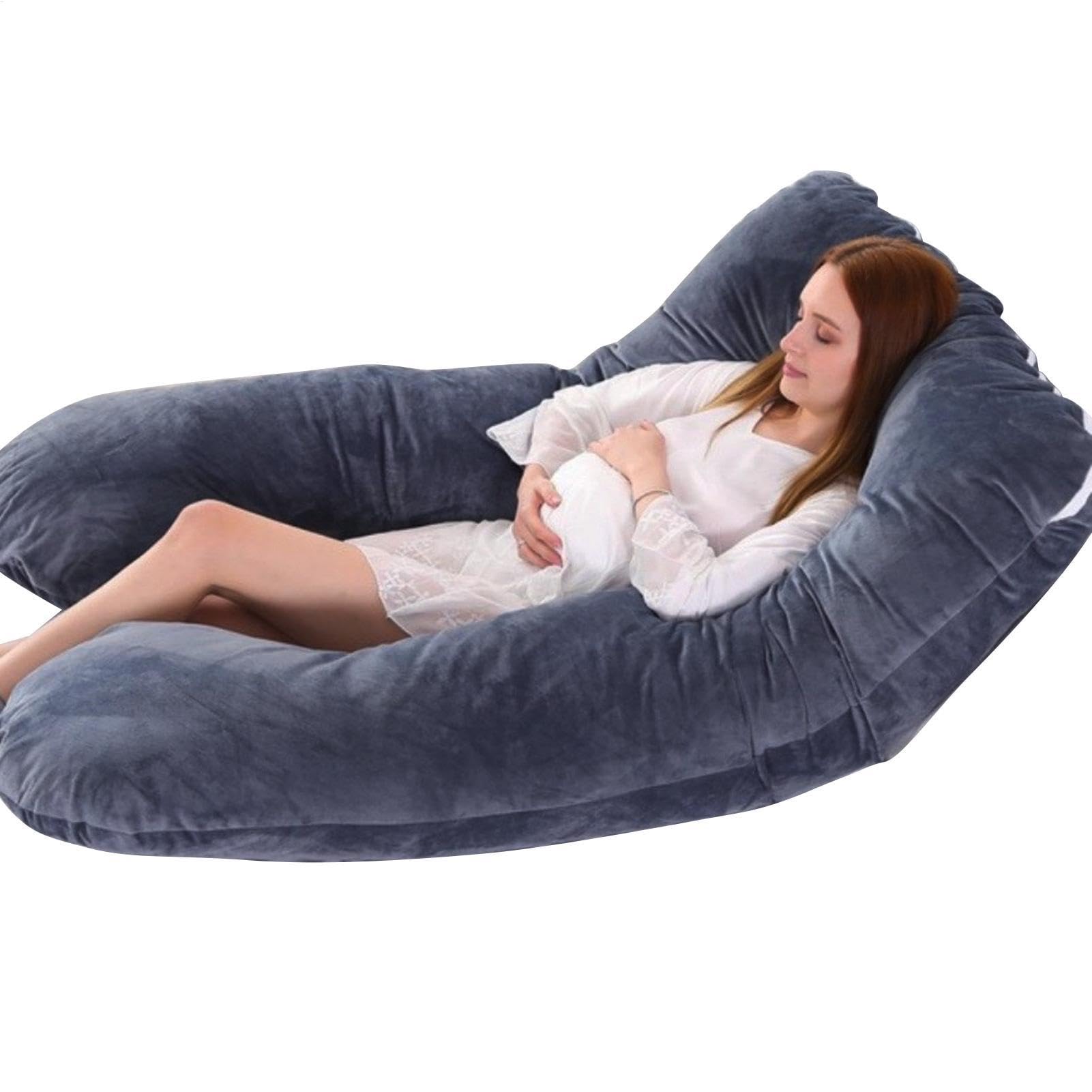 Almohada de cuerpo entero, almohada para de lado, almohada de embarazo en