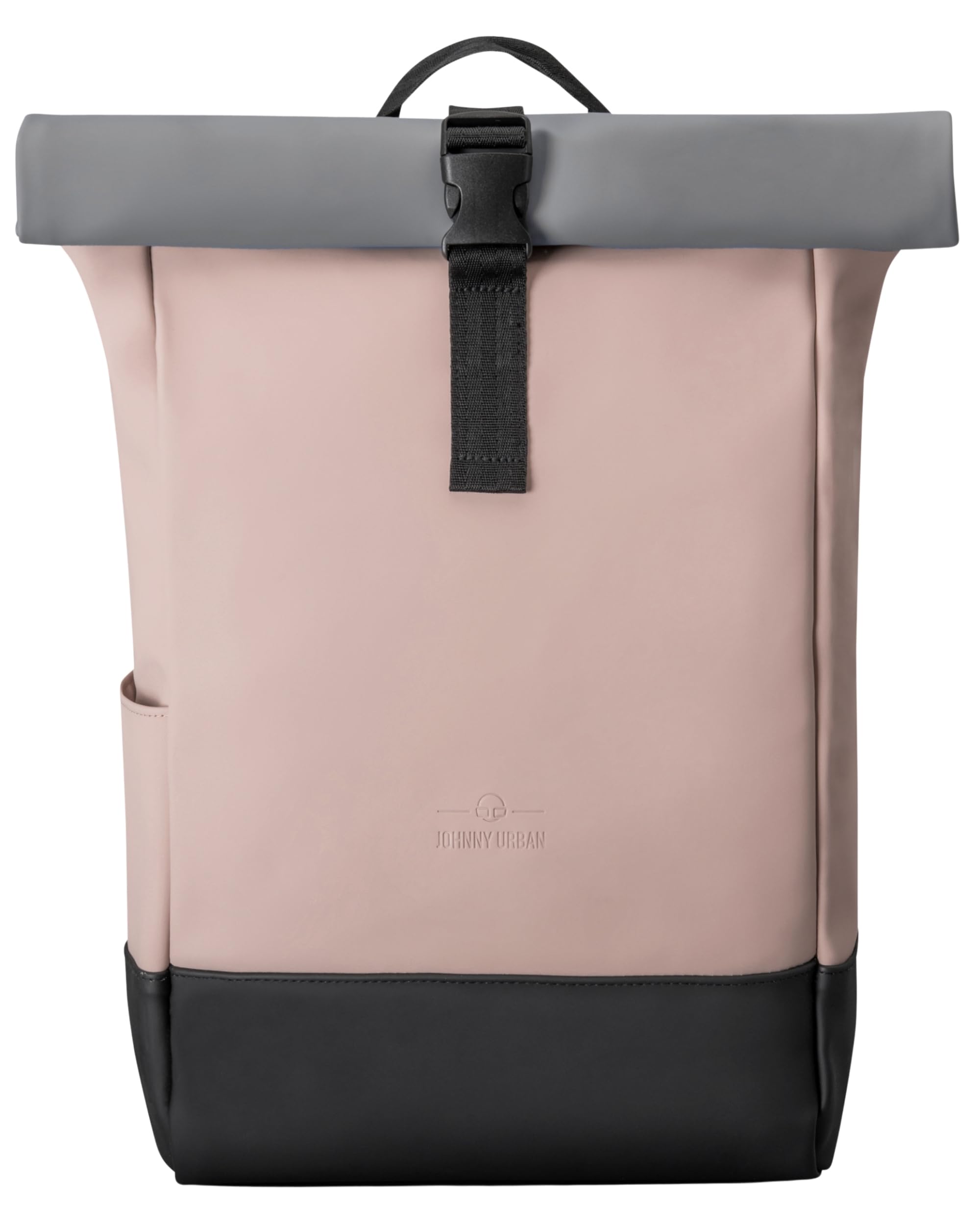 Johnny Urban Zaino Porta PC Donna e Uomo - Harvey Medium - Rolltop per Lavoro Viaggio Università - Scomparto per Laptop 16 Pollici - 15-​18L - Rosa - Idrorepellente