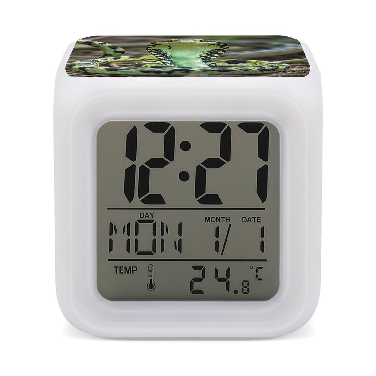 Reloj despertador Cobra para personas que necesitan un despertar suave con sonidos y luces