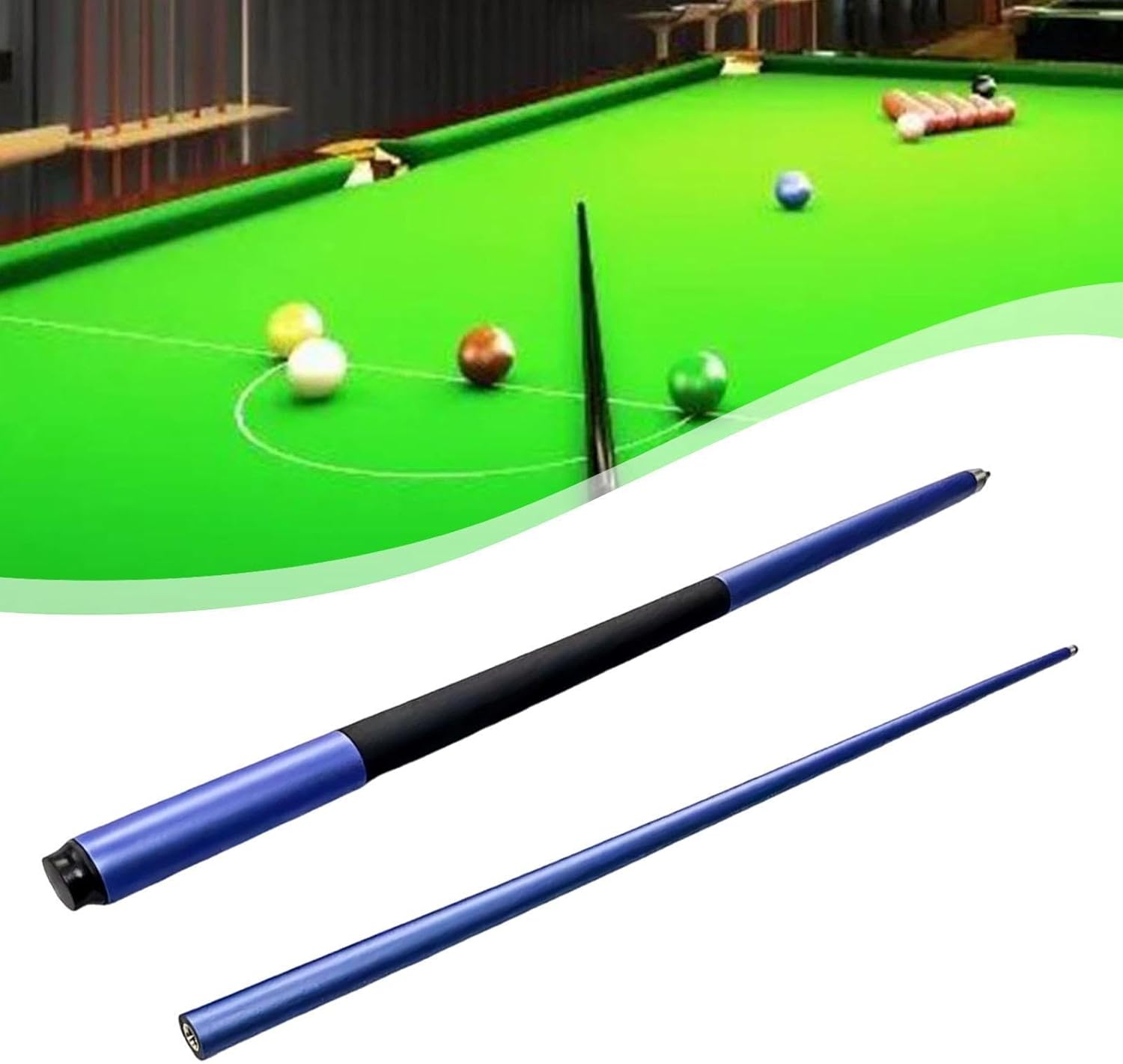 predolo 149cm ビリヤードキュー 10mmチップ トレンディ 2セクション ポータブル スヌーカーキュー プールテーブル