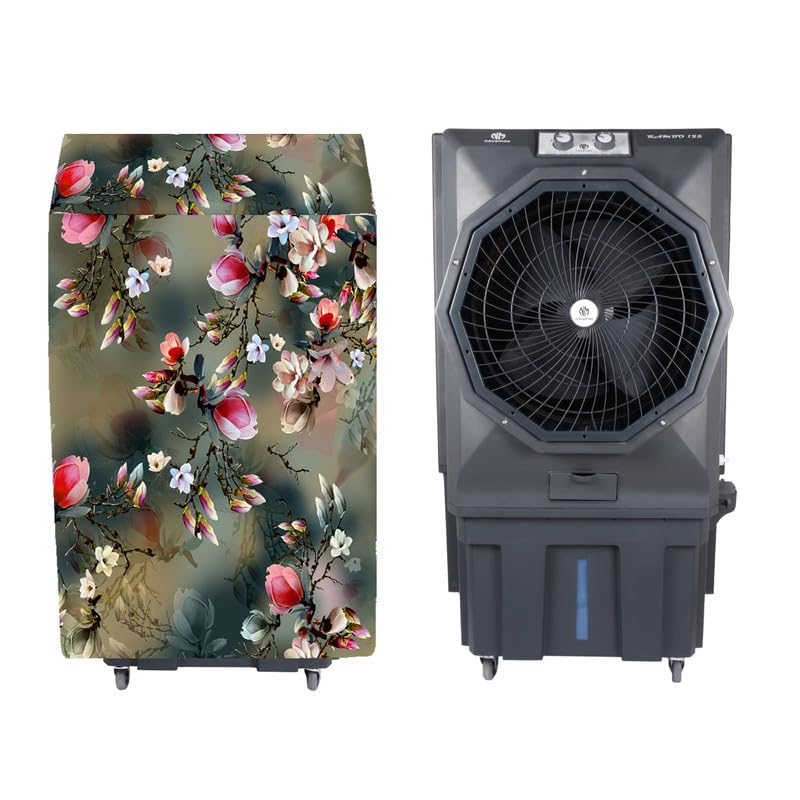 Image of Cooler Cover Compatible for Novamax Rambo 125-Litres Heavy Duty Desert Air Cooler Waterproof, Dustproof, Size (LXBXH) 90 X 65 X 138 Cm, Green.