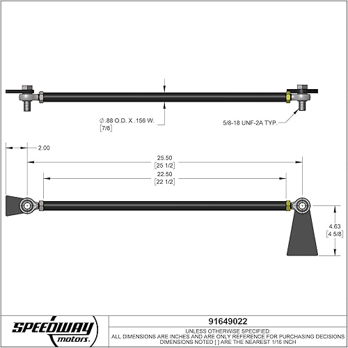 Miniatura 8 de Kit de barra de pista de barra Panhard trasera soldada universal, garantiza el control lateral del eje para resortes helicoidales y suspensiones
