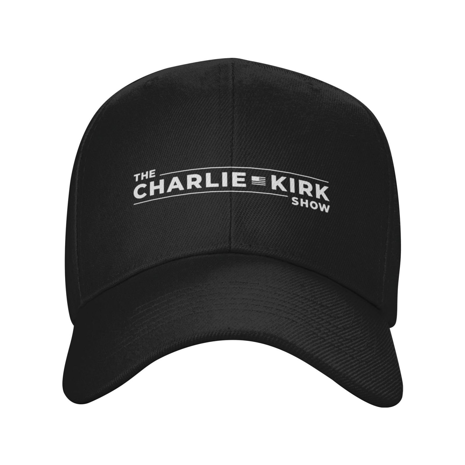 Anceky The Charlie Kirk Show Baseball Cap Unisex Trucker Hat for Men Women Black