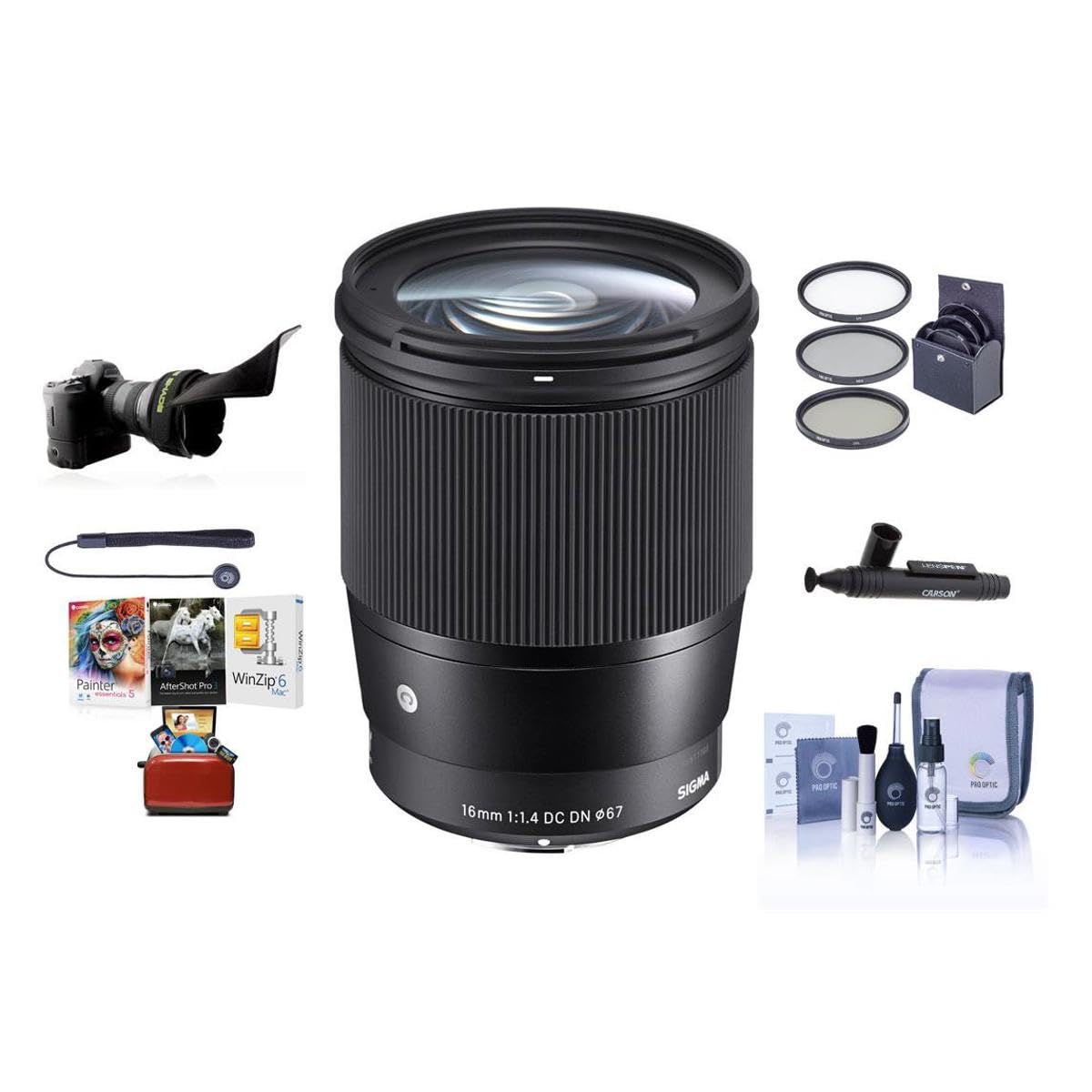 Amazon.com : Sigma 16mm f/1.4 DC DN Contemporary Lens for Sony E