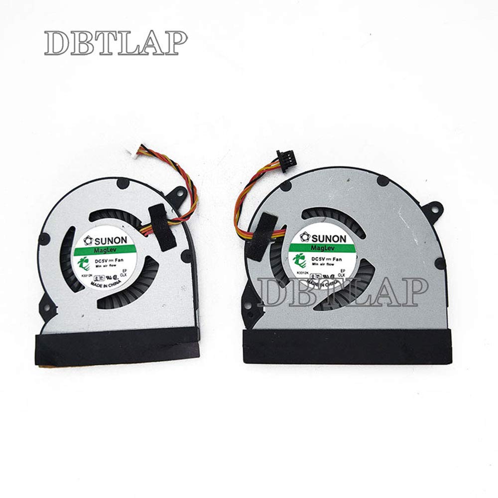 Laptop GPU+CPU wentylator kompatybilny z Asus Eee Pad EP121 B121 Cooler wentylator chłodzący KDB05105HB-AH1F KDB05105HB-AH1G 5V 0.40A