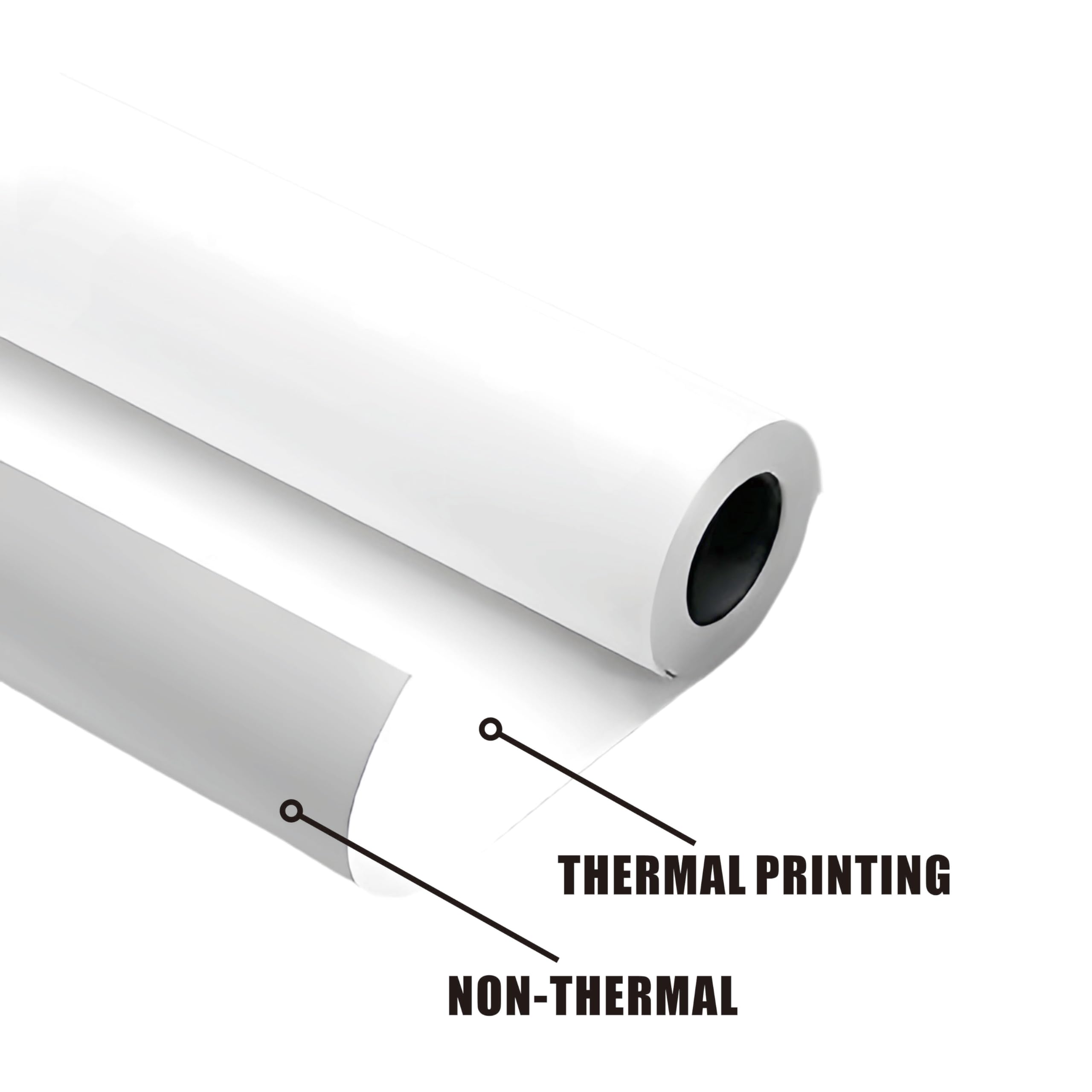 Rollos de papel térmico de 8.5 x 11 pulgadas, compatibles con Gloryang & JADENS PD-A4, papel de impresora térmica Phomemo M832 M834, papel de impresora sin tinta para Aixiqee A80 A81, 4 rollos