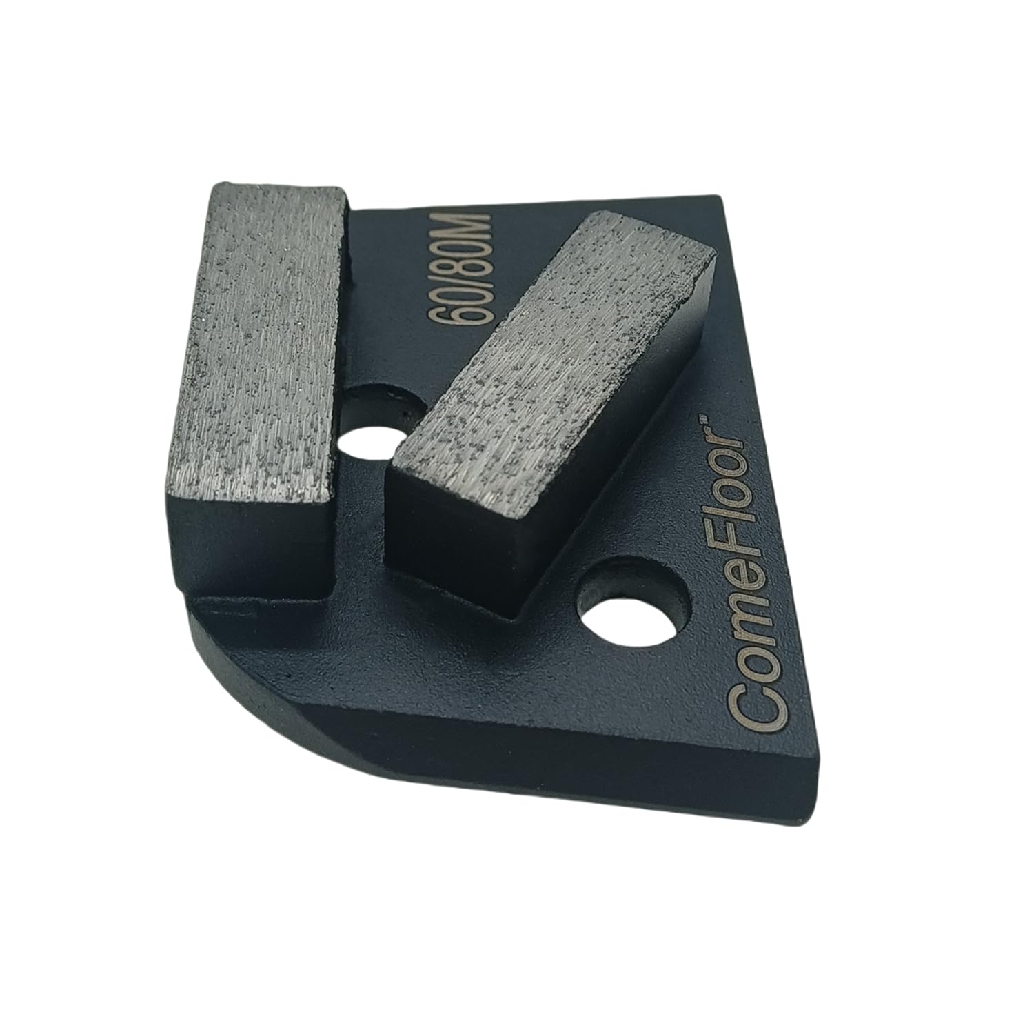 Disco de molienda de suelo de hormigón, zapatas de molienda de metal de diamante para preparación de hormigón y eliminación fina de epoxi, compatible con amoladoras Lavina Edco Onfloor, doble barra