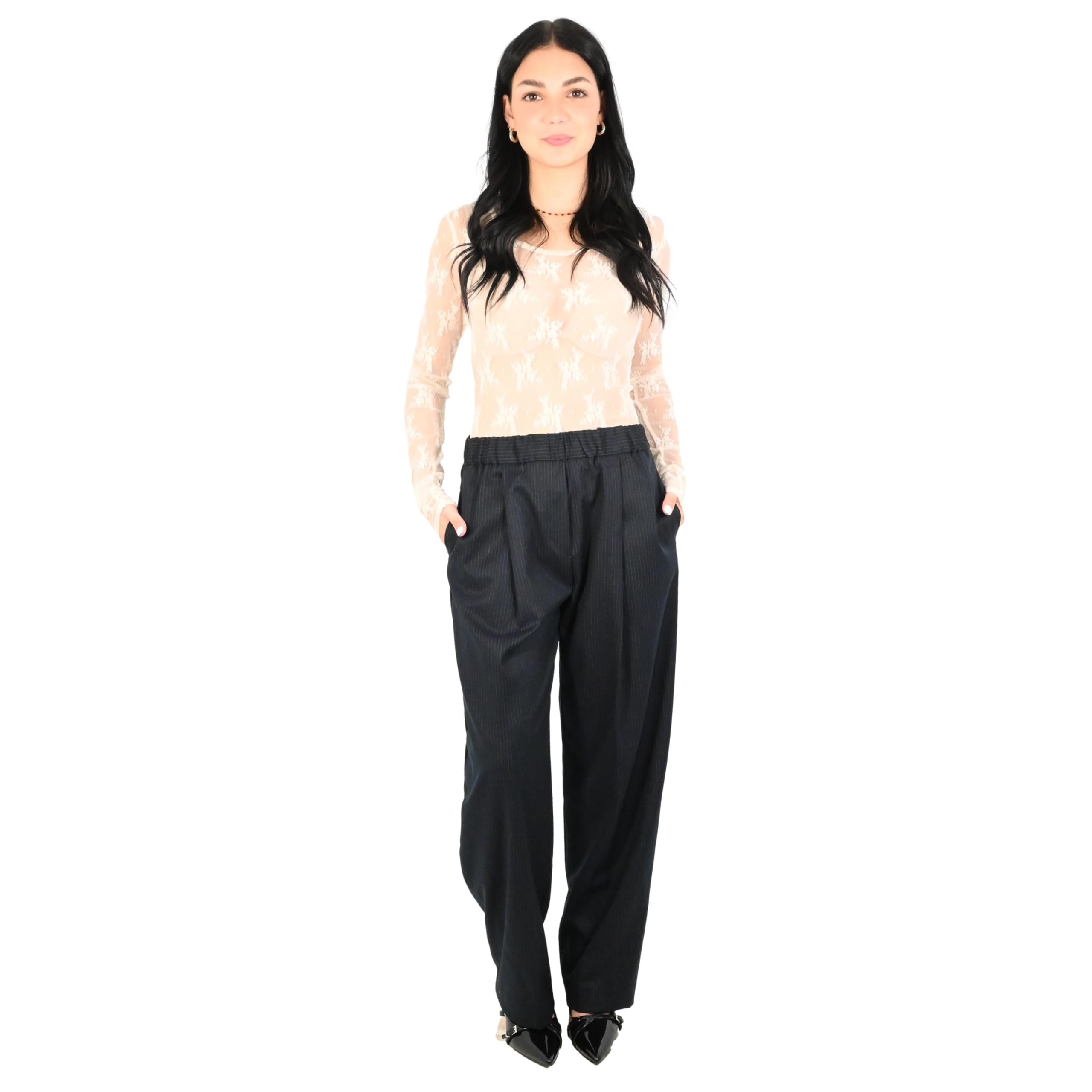 Kontatto pantalone donna blu MA8005C