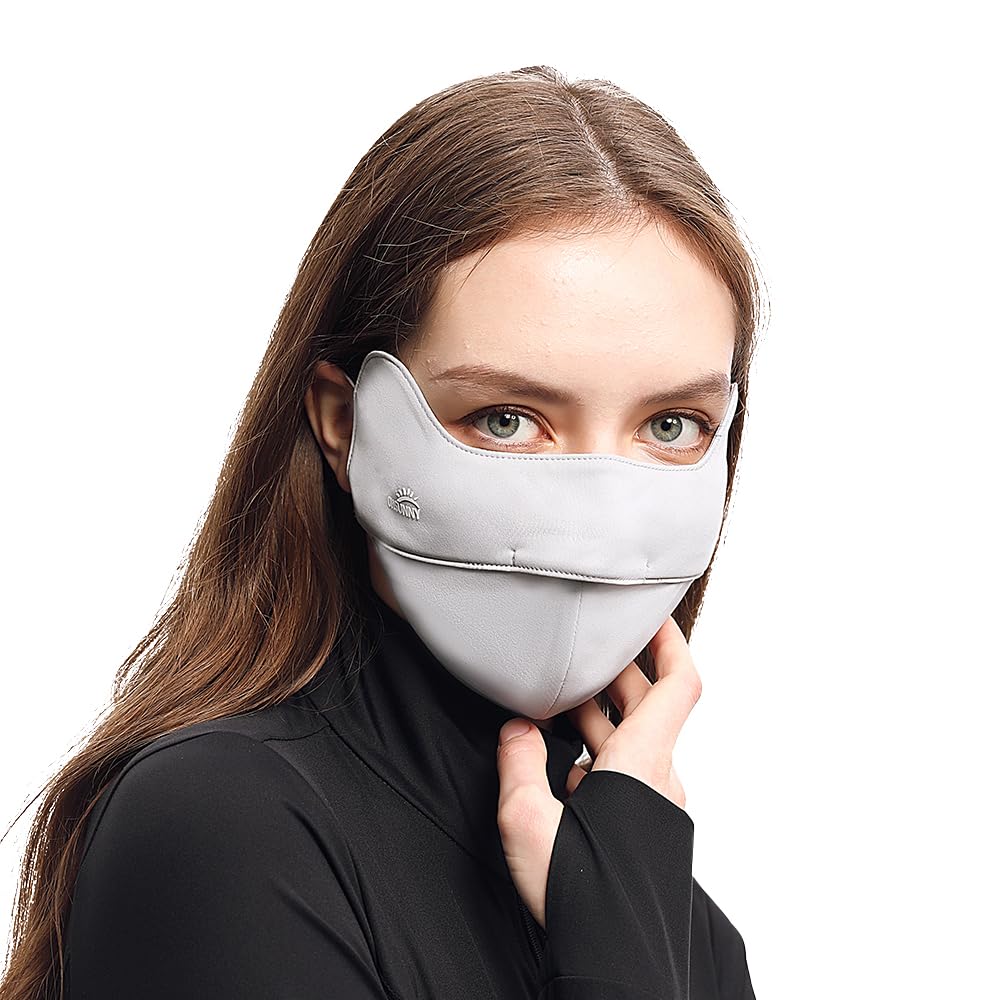OHGOLF Sun Protection Face Cover UPF 50+ Anti-UV Women Summer Mask Cooling Breathable Face Covering SLF5M040T