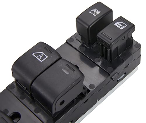 Miniatura 3 de ZAPOSTS Interruptor de ventana eléctrica para Nissan Altima 2007-2012. Interruptor maestro de vidro de puerta de control lateral del conductor OEM