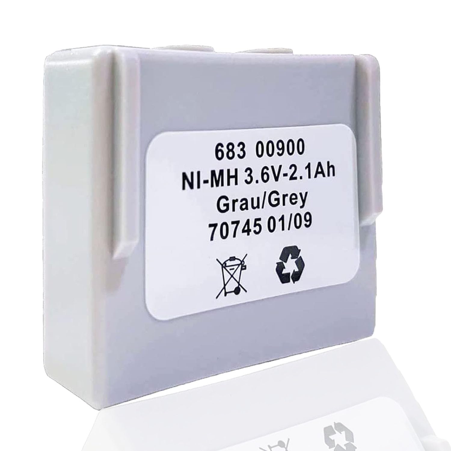 / 1-Pack / 3.6V 68300900 Battery for HETRONIC Remote Control, 2100mAh Rechargeable Ni Mh Battery