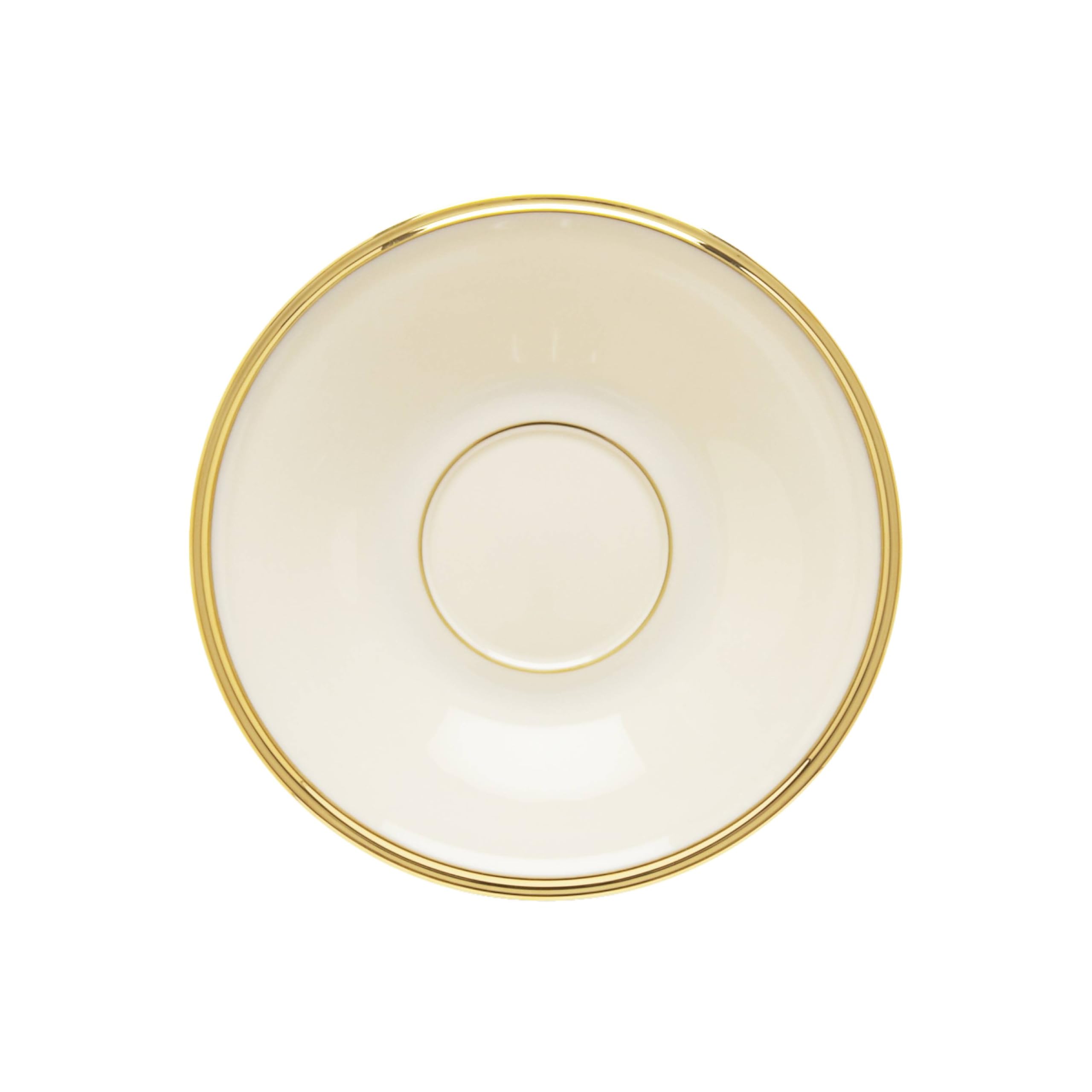 Lenox 140104040 Eternal Saucer, 1 Piece, Porcelain, 6" x 6", Service for 1, Porcelain