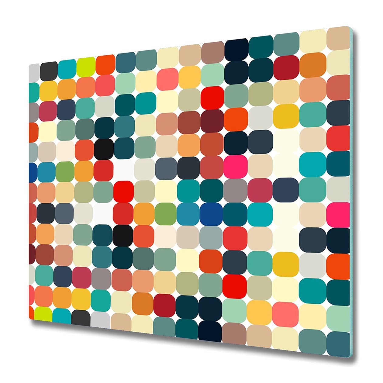 Planche à découper 60x52cm en verre trempé pour protéger les plaques de cuisson des rayures