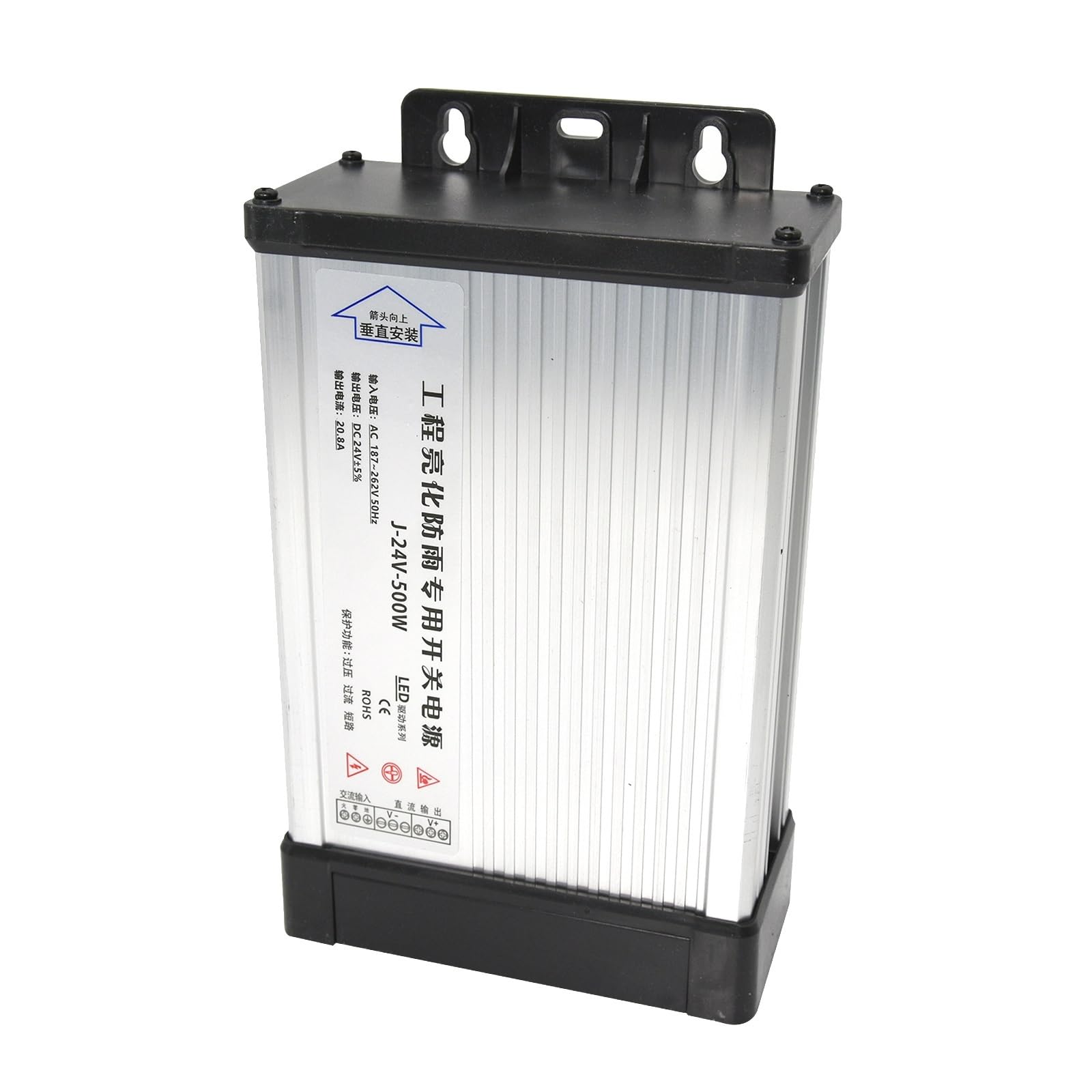 Alimentation 12V CC étanche pour enseigne lumineuse et transformateur LED