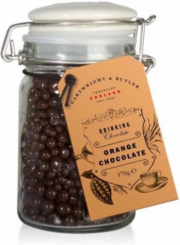 Cartwright & Butler Drinking Hot Chocolate Balls, Orange Chocolate 170g