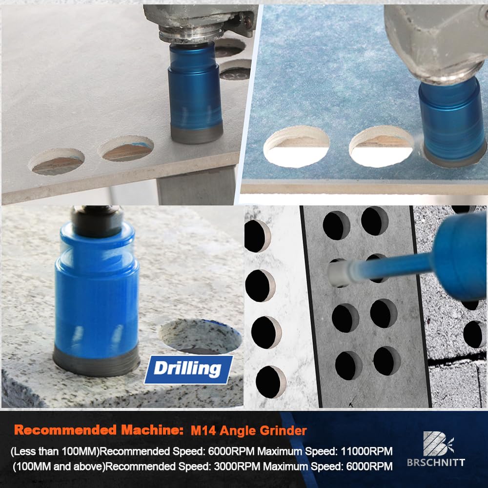 M14 - Broca de diamante para azulejos (6/8/10/20/35/50/68 mm)
