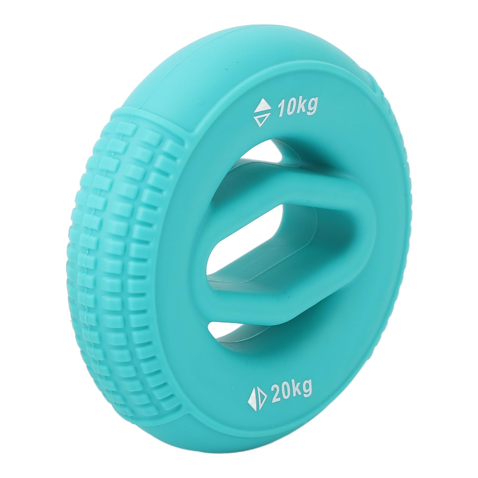 Srliya Anello per Allenatore della Forza della Presa in Silicone Comodo Rinforzo Dell'avambraccio per L'allenamento del Polso della Mano Verde Erba 10-20 Kg