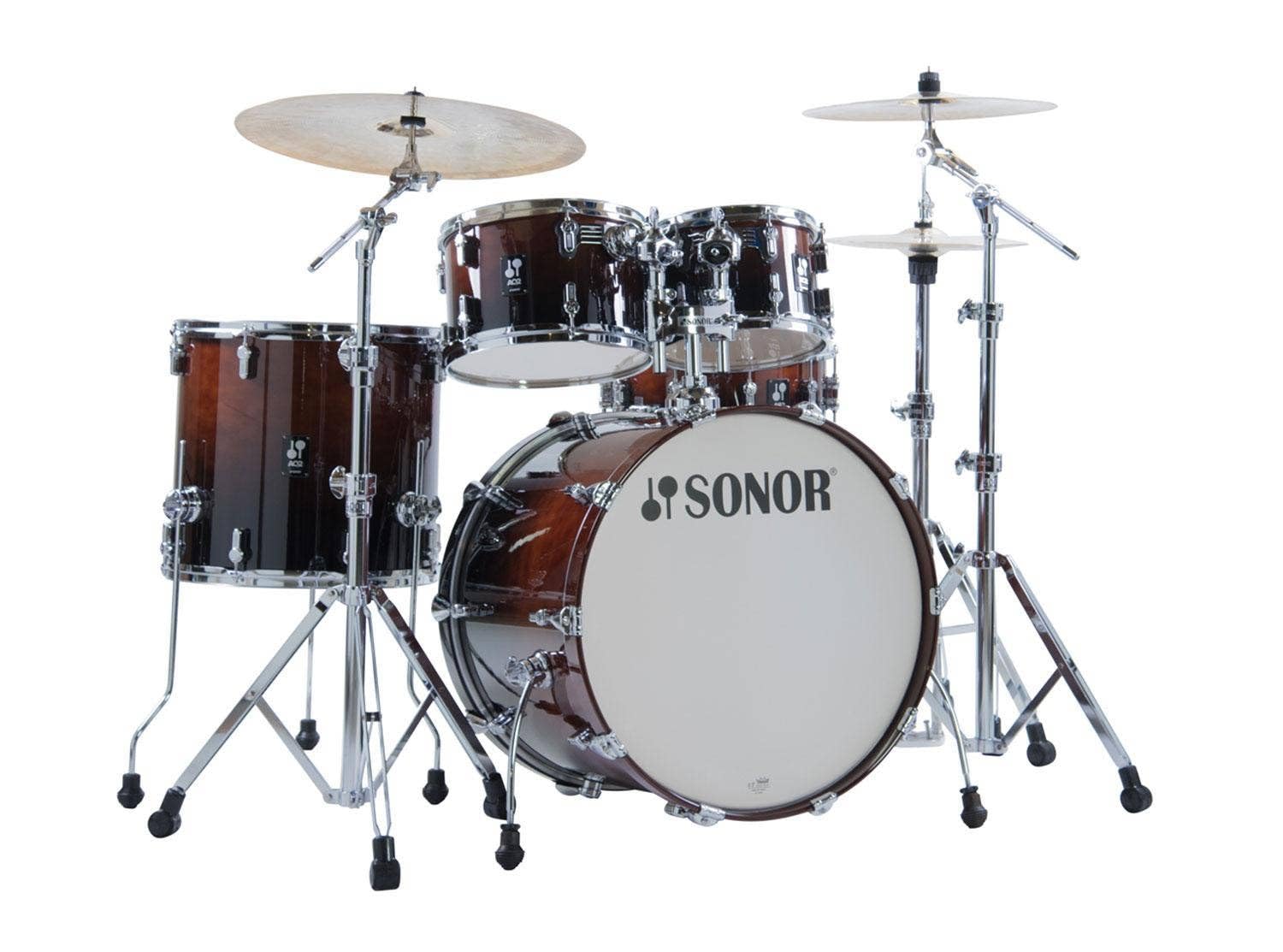 Sonor AQ2 Stage Maple 5-Piece Drum Shell Pack (Brown Fade)
