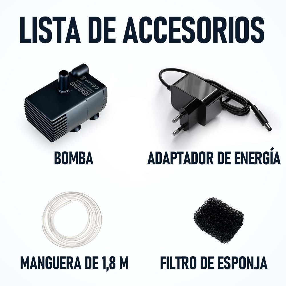 Bomba de sumidero pequeña automática con sensor de agua, elevación de 2,5 m, 280 L/h con tubo de 1,8 m, mini bomba de extracción de condensado HVAC de 115/230 V con interruptor flotante para