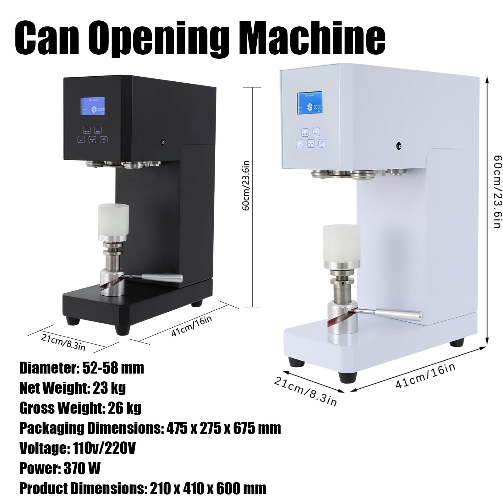 Sertisseuse De BoîTes De Conserve,Scelleuse De Canettes Semi-Automatique,370 W Soda Streaming Machine, étain en Verre en Verre