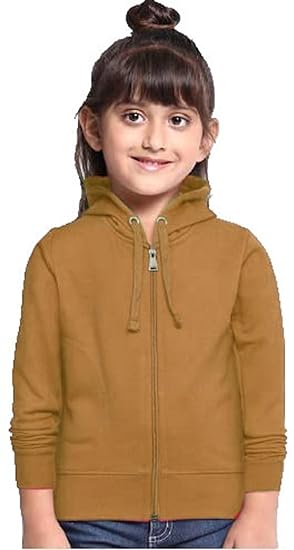 Girl's Cotton Hooded Sweatshirt
