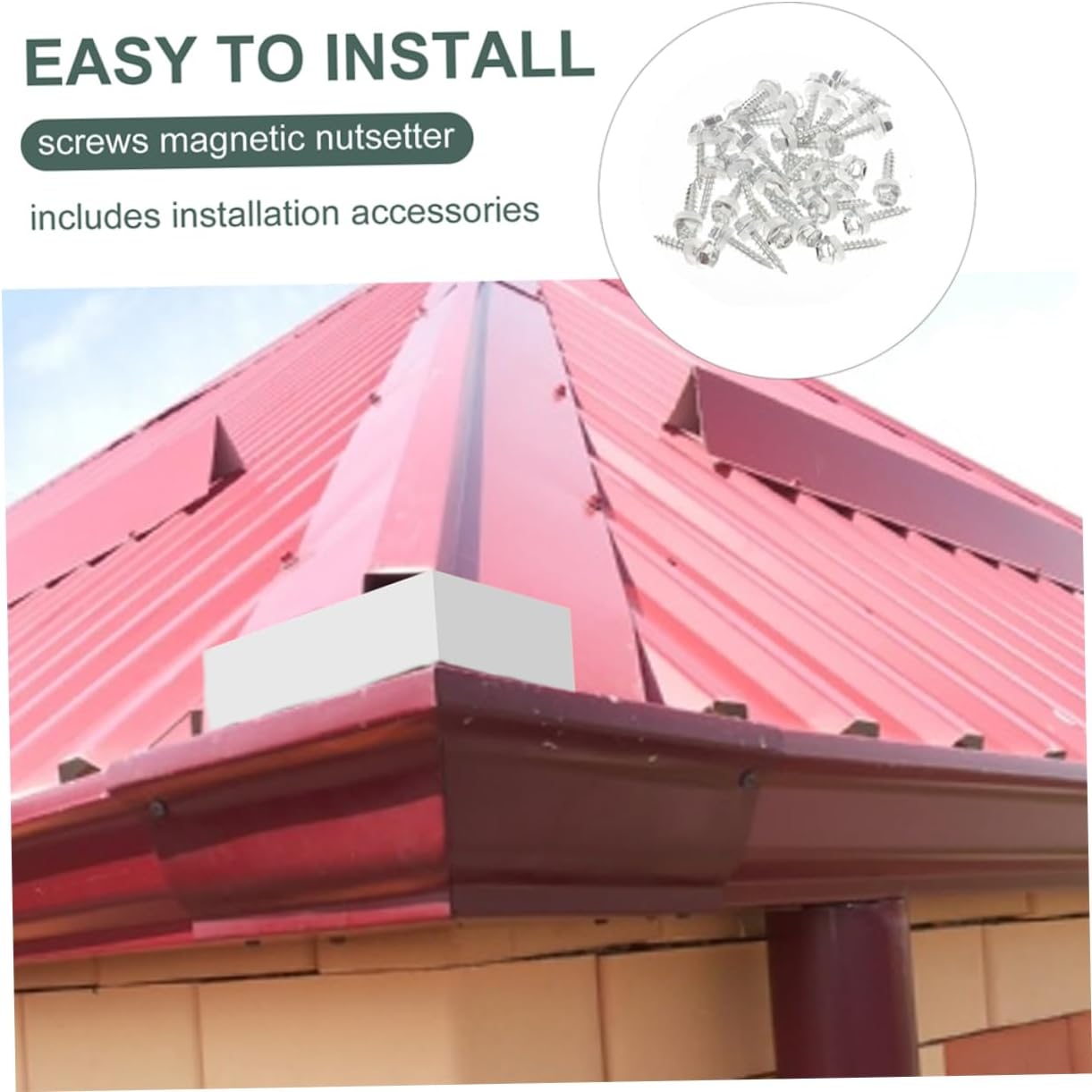 Select Rain Gutter Diverter Metal Roof Rain Gutter Guard Easy Install Protects Home Landscape
