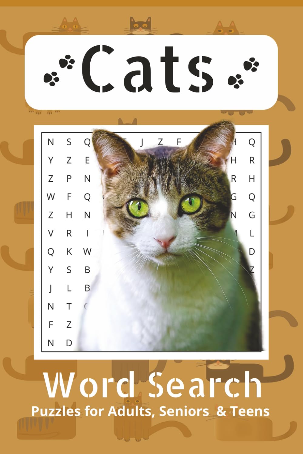 Cats Word Search Puzzle Book: Word Searches with Easy to Read Print about Cats, Cat Paw, Cat Meow and More | 6x9 inches, 66 pages | 33+ Puzzles ... Gift for Vacations, Holidays and Free Times