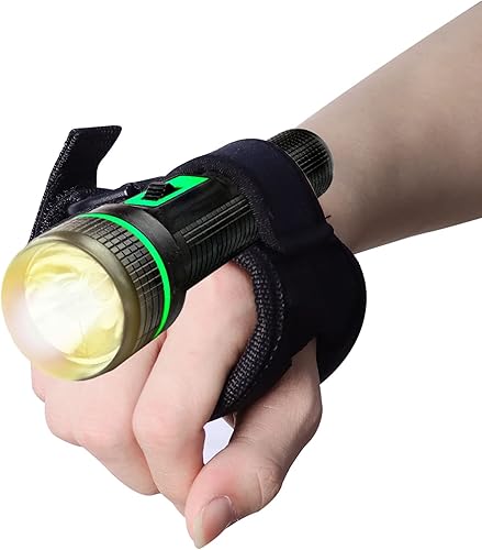 JULAR Wrist Flashlight Holster, Underwater Dive Lights Scuba Gear, Led Flashlight Dive Lights Diving Torch (Without Torch)