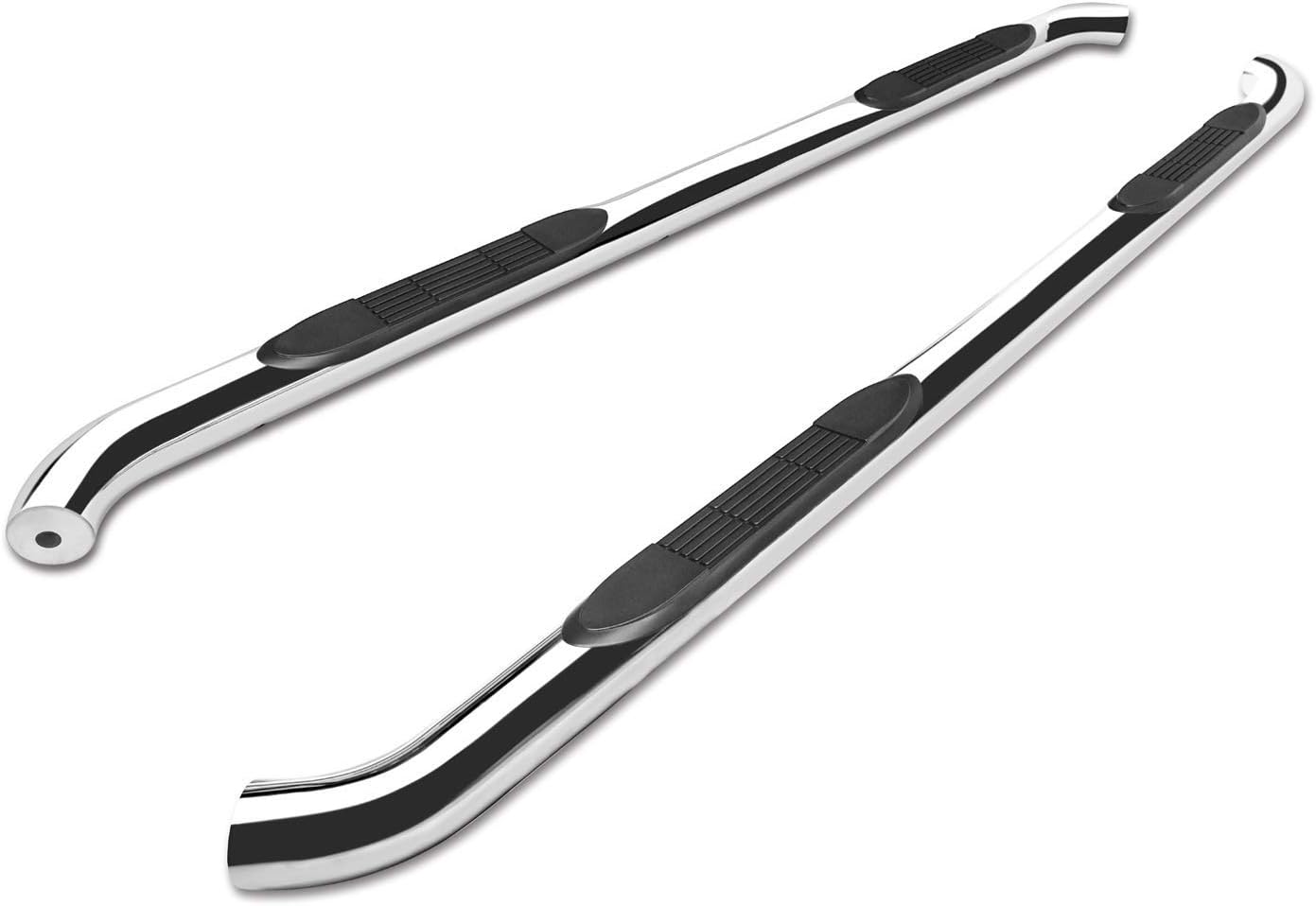TAC Side Steps Running Boards Fit 2011-2020 Jeep Grand Cherokee (Excluding Limited X, High Altitude, SRT, SRT8, Trackhawk, Trailhawk, Summit) SUV 3” Stainless Steel 304 Side Bars Nerf Bars 2Pcs