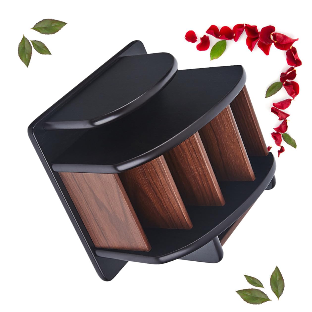 Lurrose Stifthalter Schwarz für Schreibtisch, Schreibtisch Organizer | Schulanfang Party, Ordnung für Stifte und Zubehör, Kratzfest, Passend für Büro und Homeoffice
