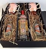  Moscow Mule Set/Geschenkset ? Smirnoff Vodka 0,7l 700ml (37,5% Vol) + 2x Goldberg Kupferbecher + 2x Goldberg Intense Ginger 200ml - Inkl. Pfand MEHRWEG
