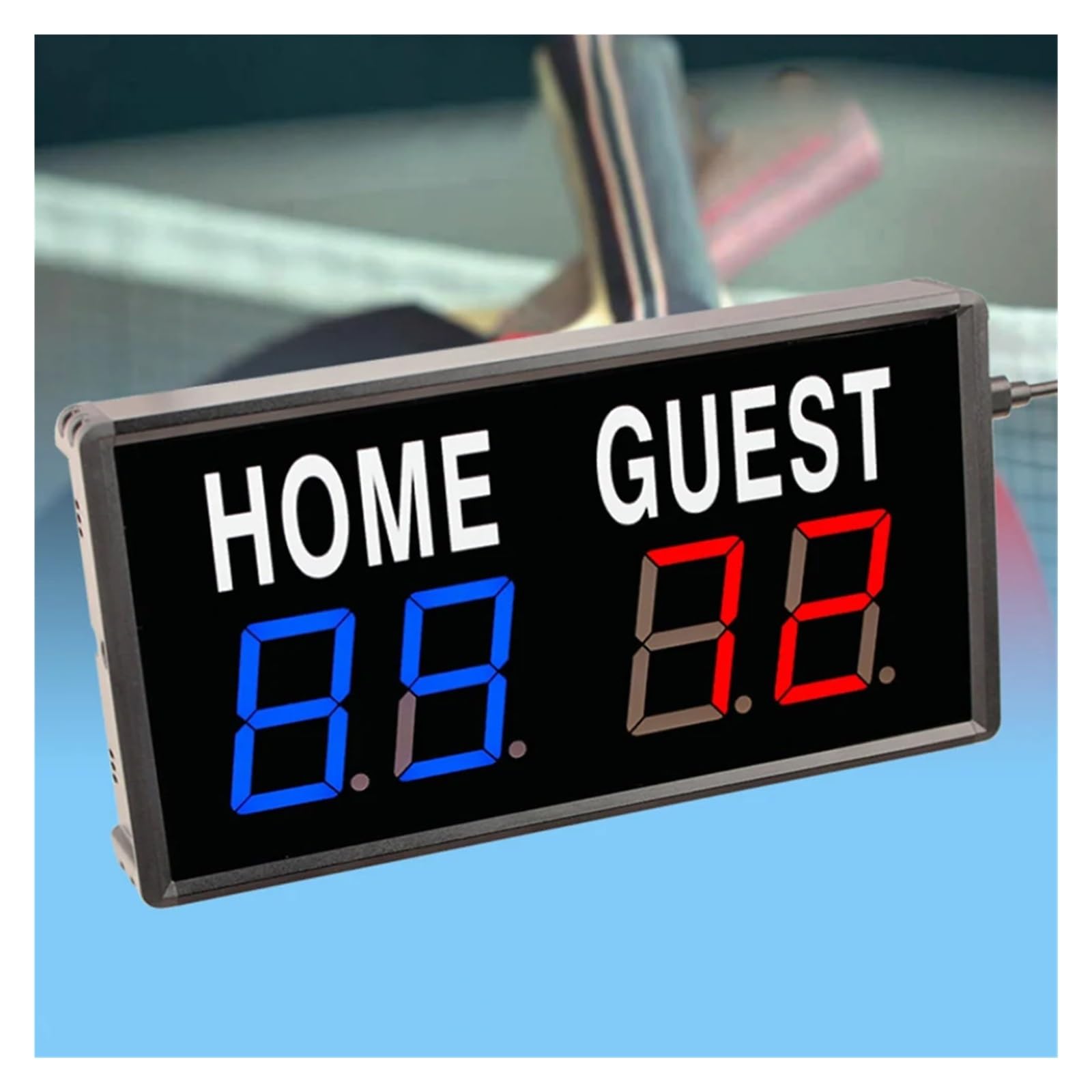 Tabellone segnapunti Digitale a LED elettronico Piaghe 0-99 con Telecomando for Basket Ping Pong Baseball