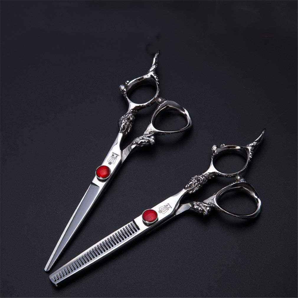 Haarschneideschere Set- 6,0 Zoll, Profi-Haarscheren Edelstahl Salon Scheren Für Männer Und Wome Mit Einstellbarer Schraube Für Salon, Barbier Oder Home Use