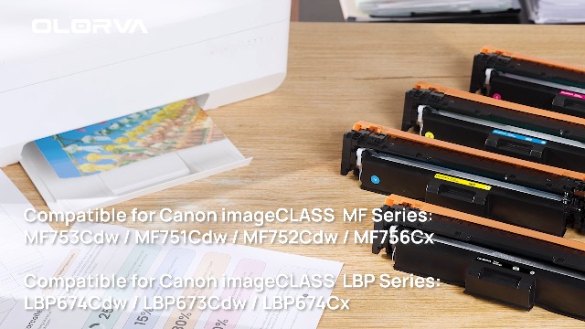 Amazon.com: 069 Toner Cartridge Set MF753Cdw - 4 Pack Replacement