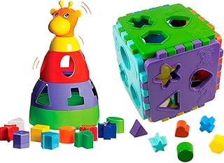 Kit de Brinquedos Didáticos e Educativos para Bebês 1 ano